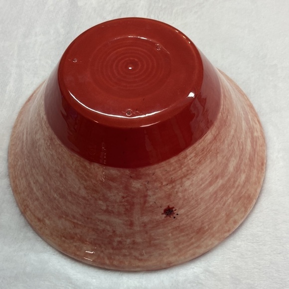 Glazed Ladybug Bowl Hand-painted Preowned - Picture 4 of 11